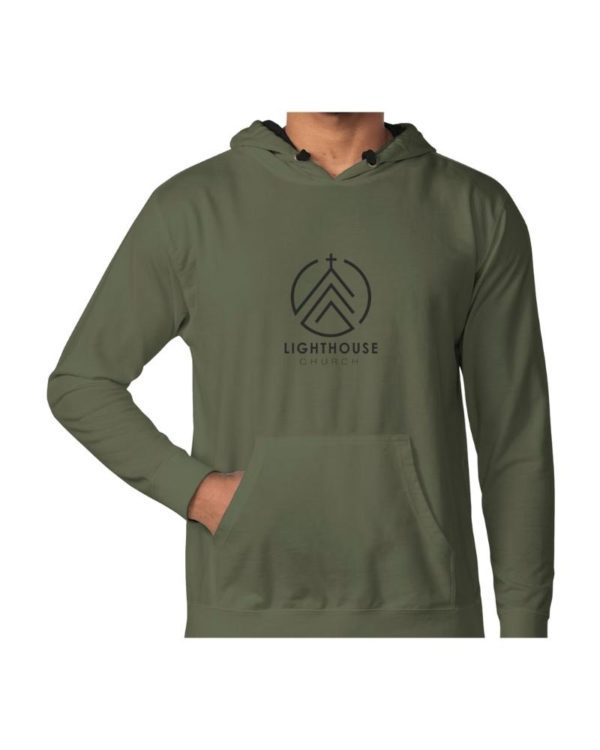 Green Pullover Hoodie Front